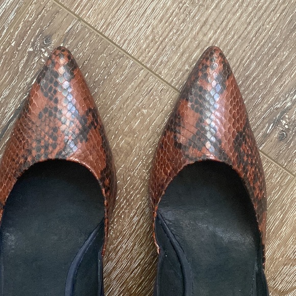 Free People Snakeskin & Leather Heels - Picture 9 of 9